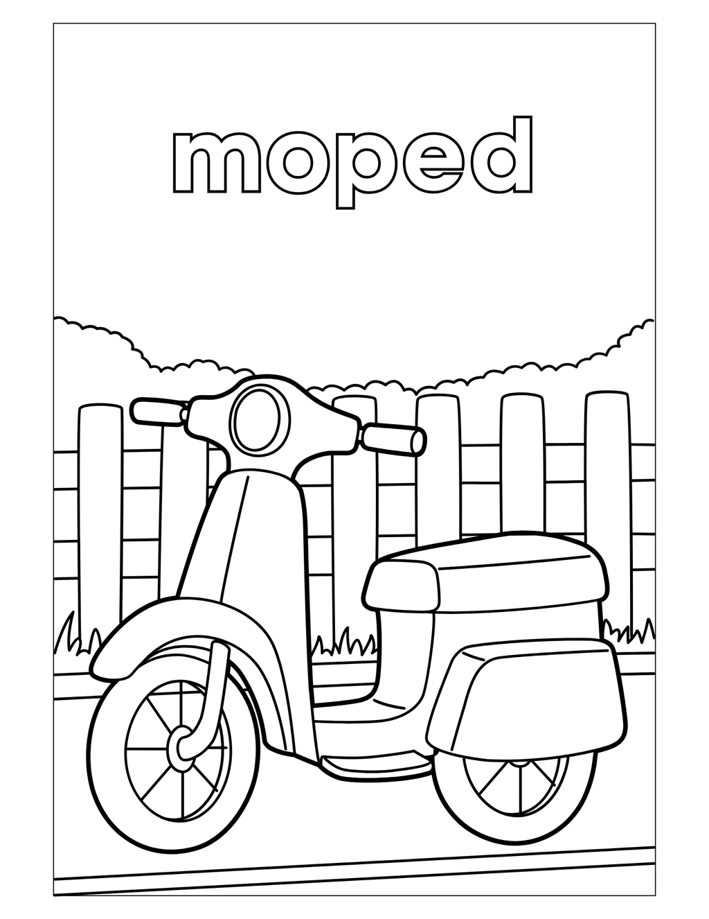 Travel Children's Coloring Book
