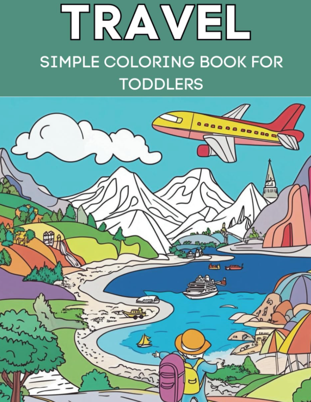 Travel Children's Coloring Book