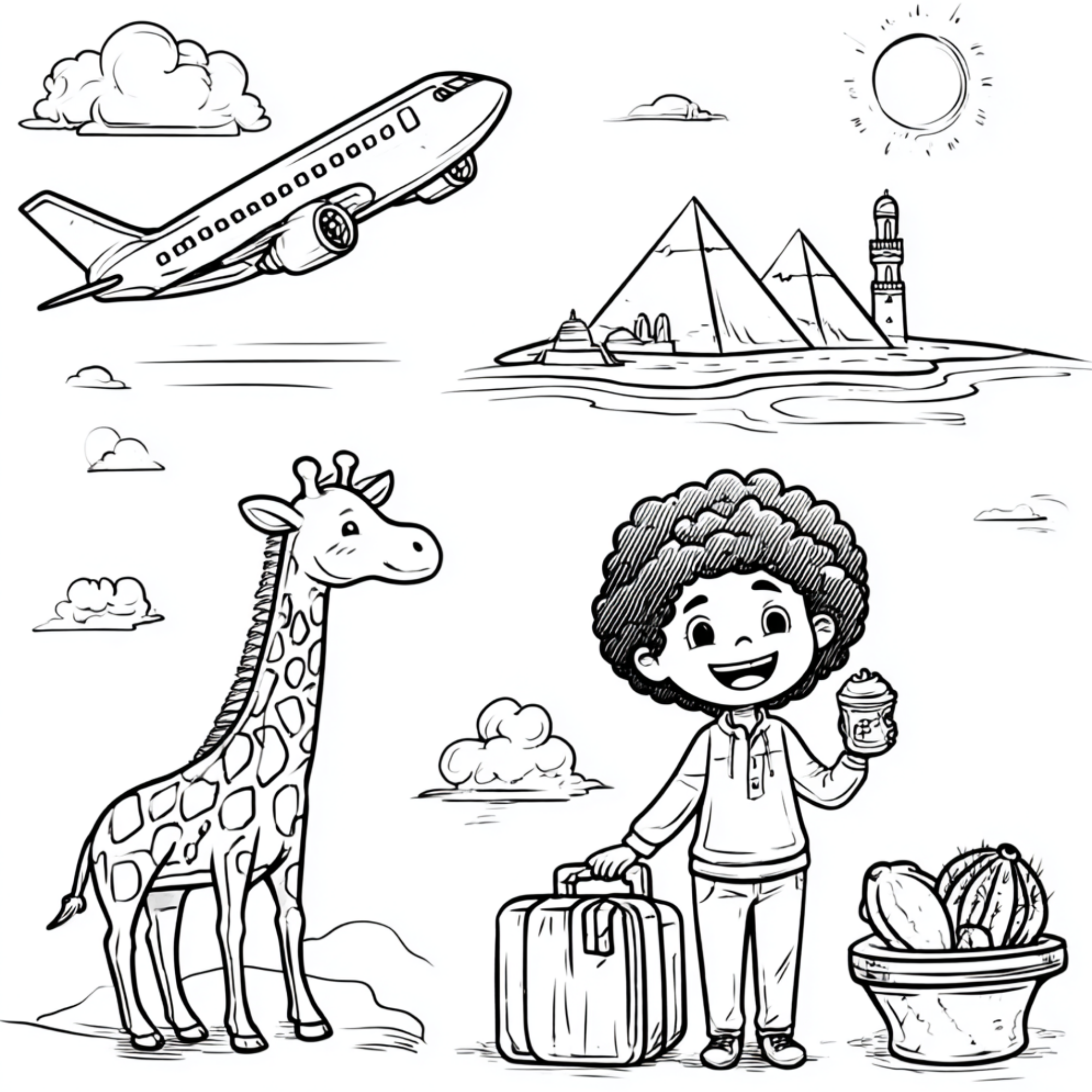 Sandy's First Flight: A Story for Adventurous Kids
